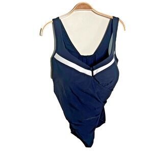 Miraclesuit Block Party Colorblock Escape One Piece Swimsuit Size 12-14 Est READ